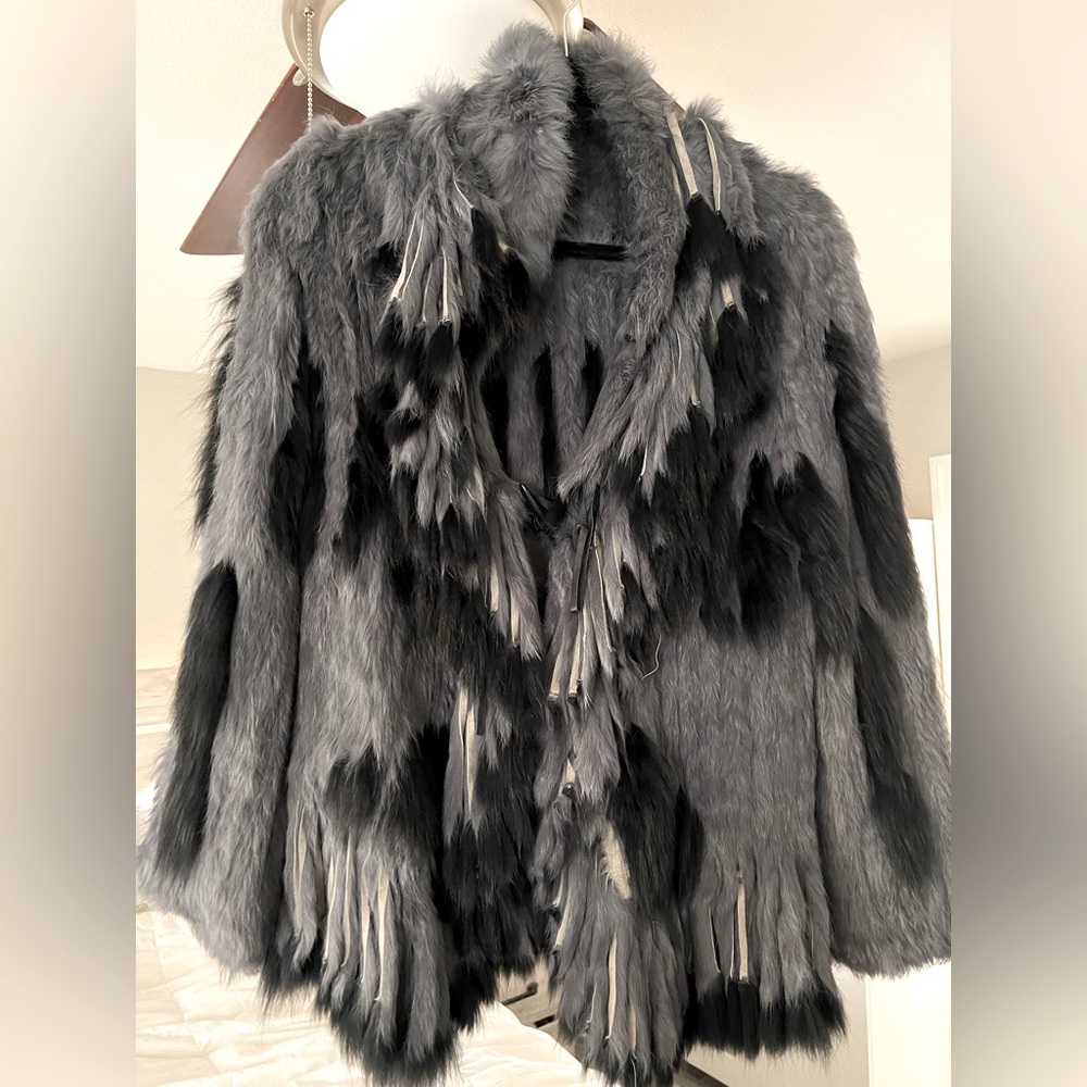 Fur coat of chinchilla